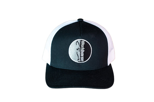 Workhorse Pits Black Hat White Mesh